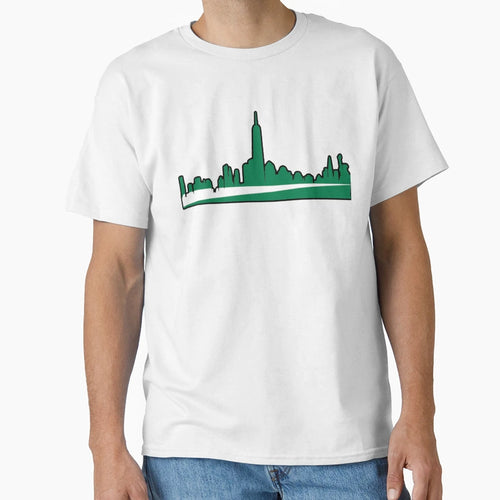 Jets Nyc Skyline T-Shirt - Graphic Print Unisex - T-Shirt, Sweatshirt, Hoodie