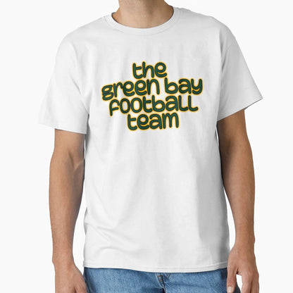 Green Bay Football Team T-Shirt - Custom Art Print Unisex - T-Shirt, Sweatshirt, Hoodie