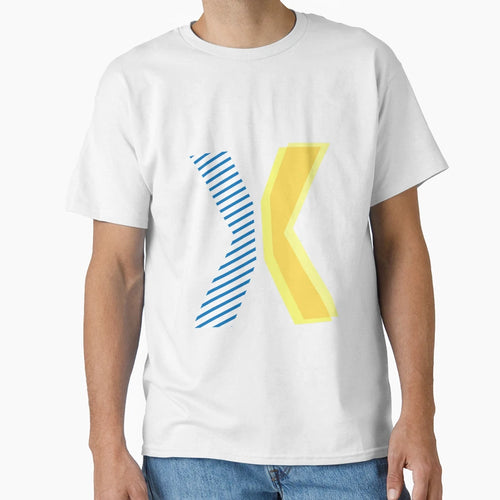 Blue And Greek Chi X T-Shirt - Graphic Print Unisex - T-Shirt, Sweatshirt, Hoodie