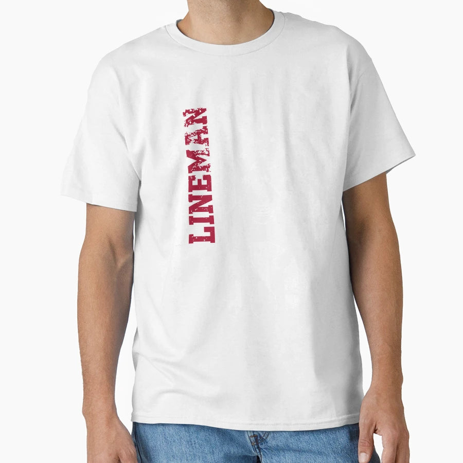 American Football Lineman Offensive T-Shirt - Aesthetic Graphic for Adults - T-Shirt, Sweatshirt, Hoodie