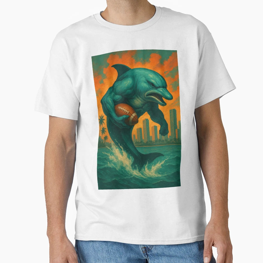 Miami Football V5 T-Shirt - Graphic Print for Adults - T-Shirt, Sweatshirt, Hoodie