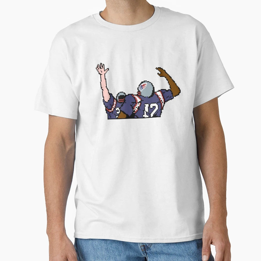 Patriots Tecmo Bowl Touchdown Celebration T-Shirt - Graphic Print Unisex - T-Shirt, Sweatshirt, Hoodie