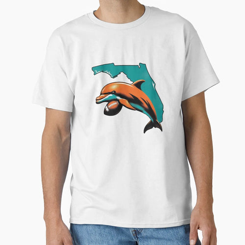 Florida Dolphin T-Shirt - Streetwear Style for Adults - T-Shirt, Sweatshirt, Hoodie