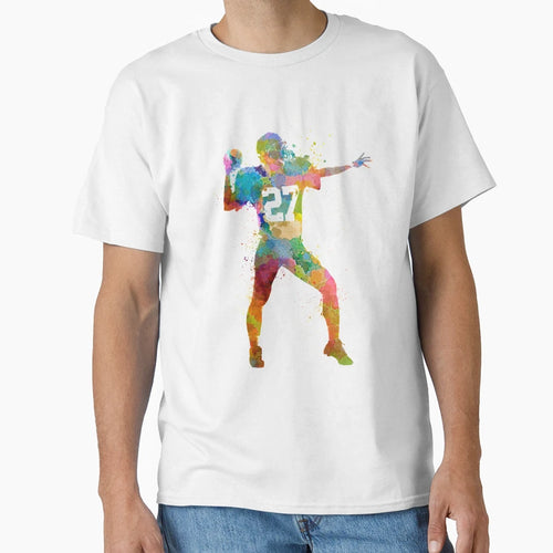Quarterback American Throwing Football T-Shirt - Fun Novelty Design Unisex - T-Shirt, Sweatshirt, Hoodie