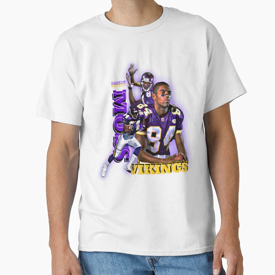 Randy Moss T-Shirt - Graphic Print Unisex - T-Shirt, Sweatshirt, Hoodie