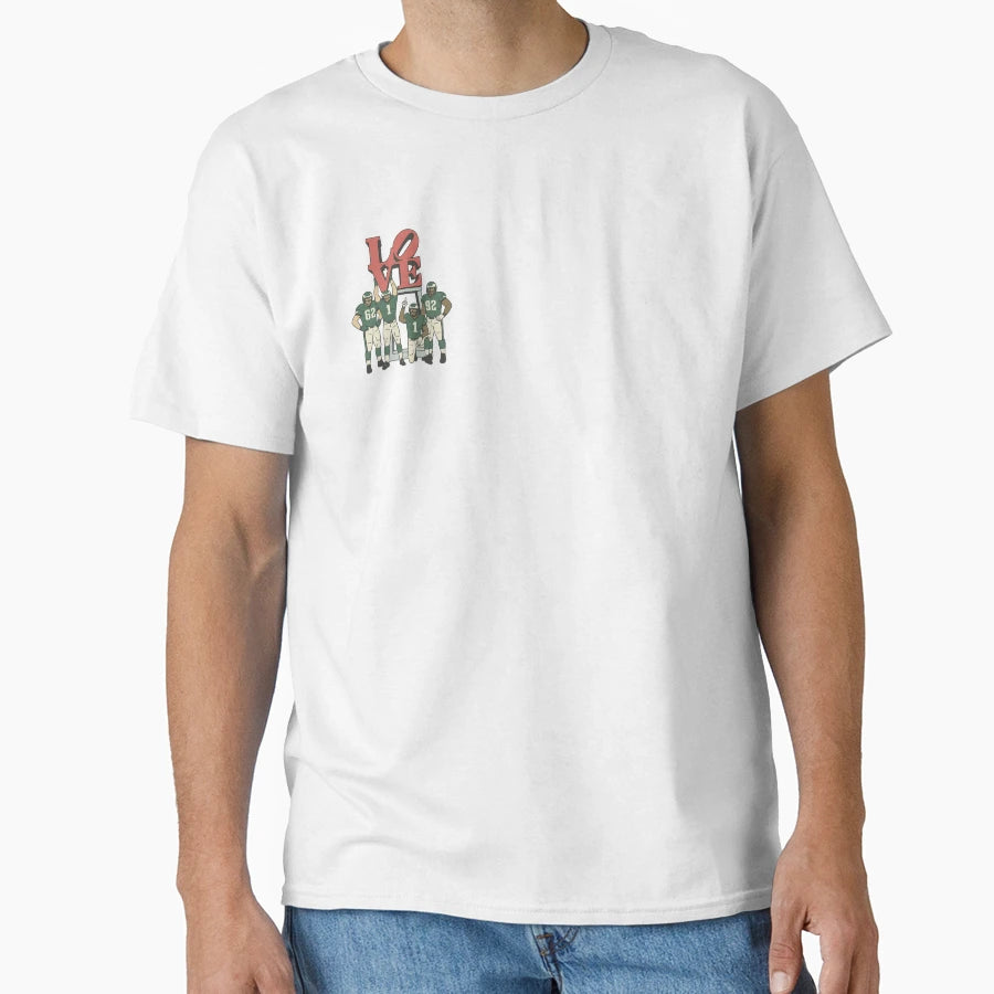 Football Players Love Park Philly T-Shirt - Aesthetic Graphic Men Women - T-Shirt, Sweatshirt, Hoodie