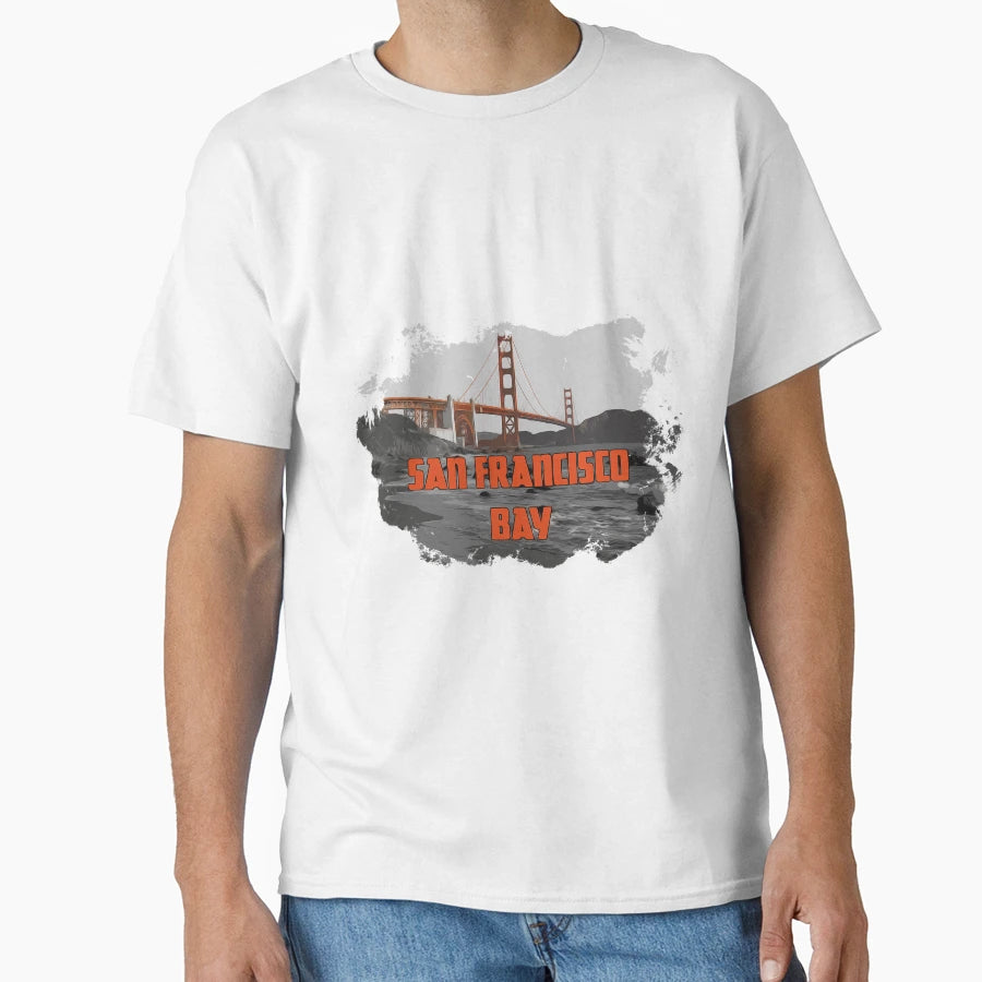 San Francisco Bay T-Shirt - Graphic Print for Adults - T-Shirt, Sweatshirt, Hoodie