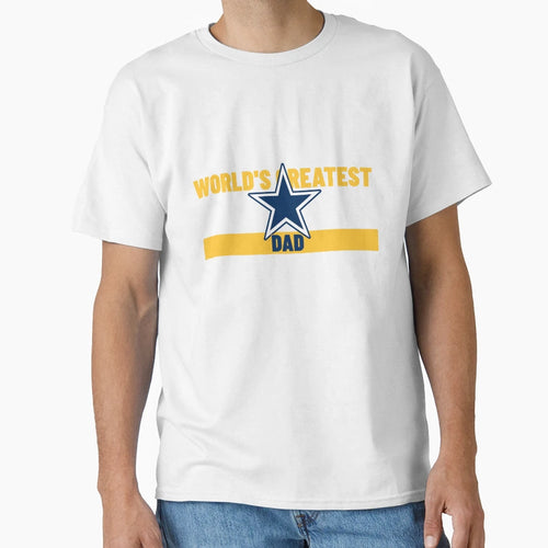 Worlds Greatest Dad T-Shirt - Aesthetic Graphic Men Women - T-Shirt, Sweatshirt, Hoodie