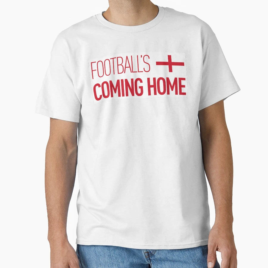 Footballs Coming Home England T-Shirt - Custom Art Print for Adults - T-Shirt, Sweatshirt, Hoodie