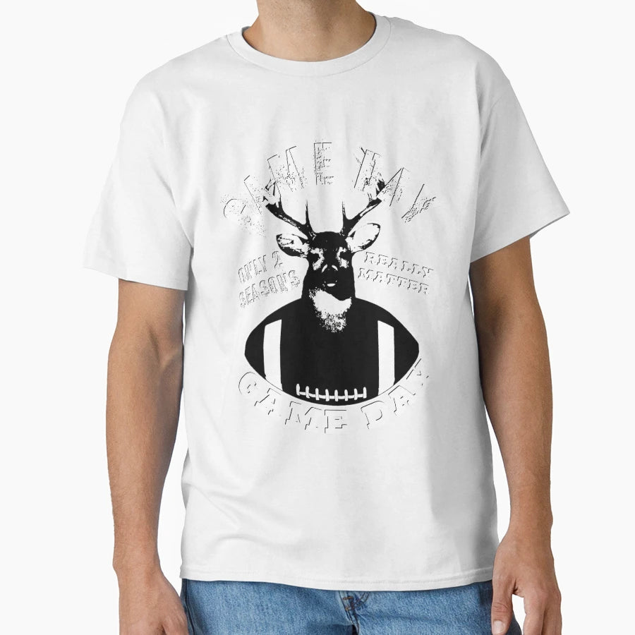 Football Game Day And Deer Hunting T-Shirt - Novelty Apparel Men Women - T-Shirt, Sweatshirt, Hoodie
