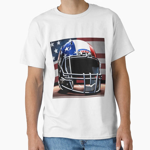 Usa Football Gridiron T-Shirt - Fun Novelty Design for Adults - T-Shirt, Sweatshirt, Hoodie