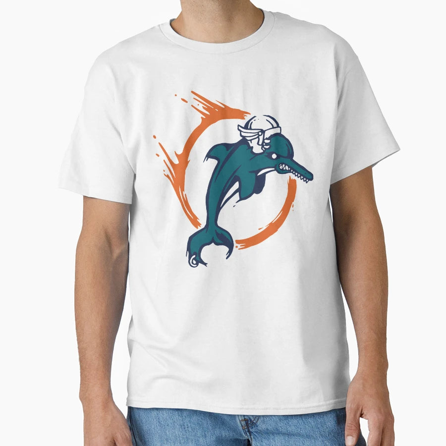 Reikland Dolphins T-Shirt - Aesthetic Graphic for Adults - T-Shirt, Sweatshirt, Hoodie