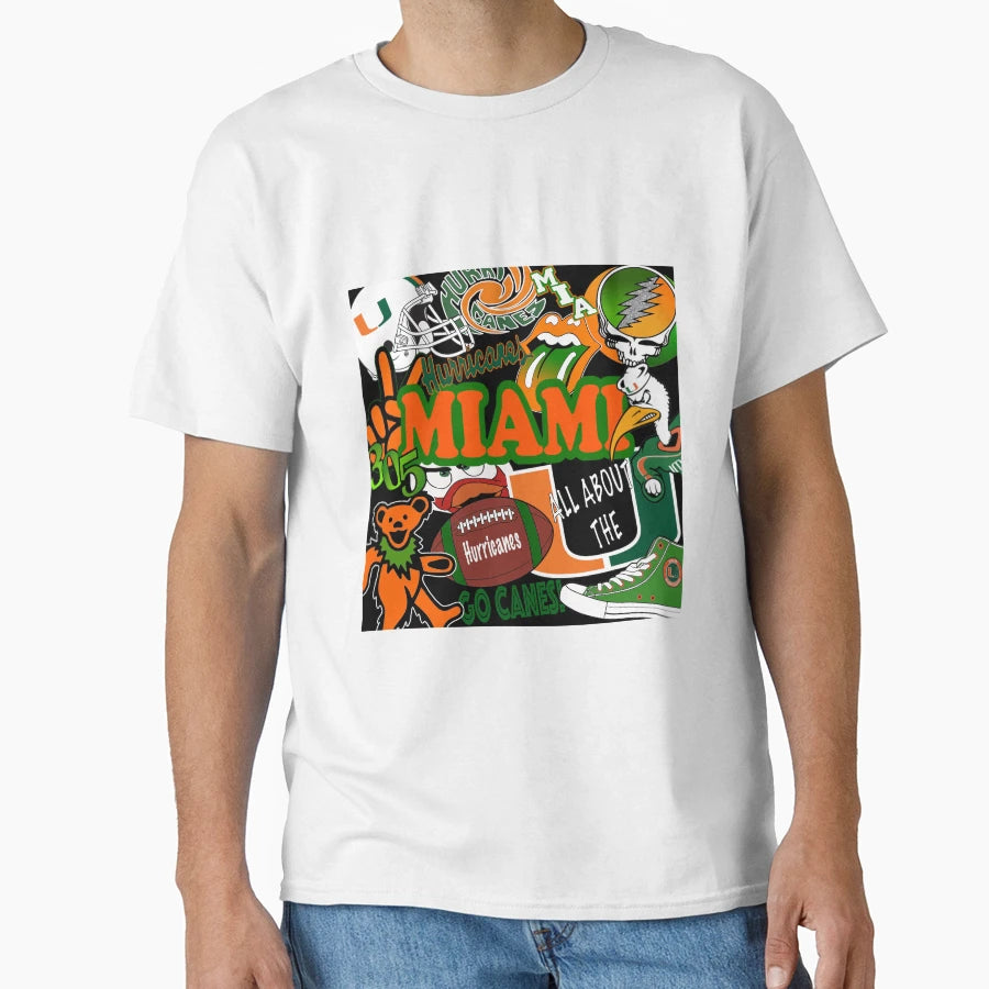 University Miami T-Shirt - Novelty Apparel Men Women - T-Shirt, Sweatshirt, Hoodie