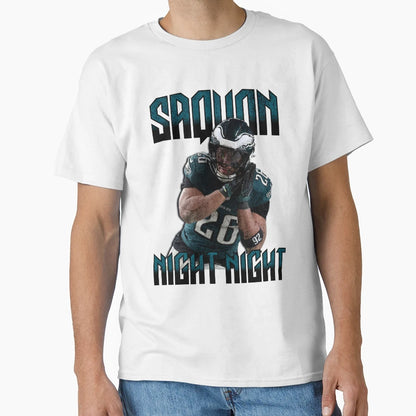 Saquon Night Night T-Shirt - Casual Everyday Wear Unisex - T-Shirt, Sweatshirt, Hoodie