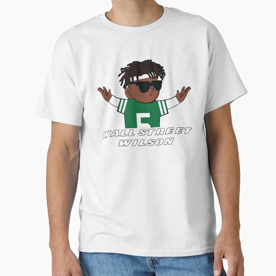 Jets Garrett Wilson Wall Street Wilson T-Shirt - Trendy Graphic Men Women - T-Shirt, Sweatshirt, Hoodie