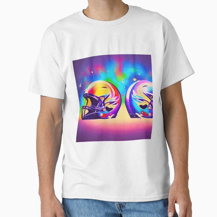 Helmet Harmony T-Shirt - Minimalist Print Men Women - T-Shirt, Sweatshirt, Hoodie