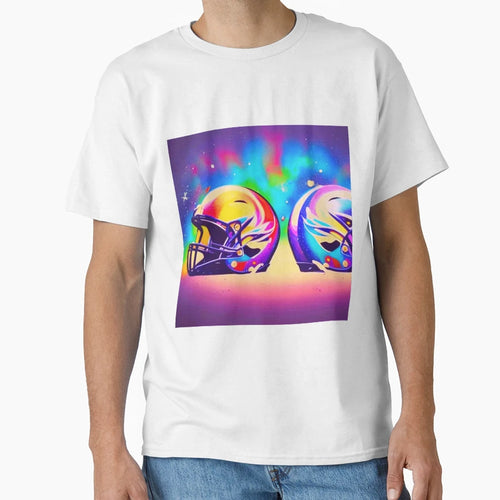 Helmet Harmony T-Shirt - Minimalist Print Men Women - T-Shirt, Sweatshirt, Hoodie