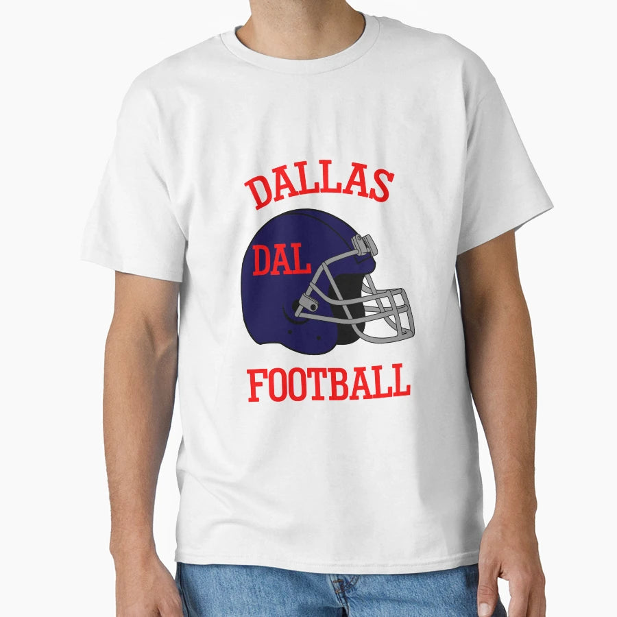 Dallas Football And T-Shirt - Custom Art Print Men Women - T-Shirt, Sweatshirt, Hoodie