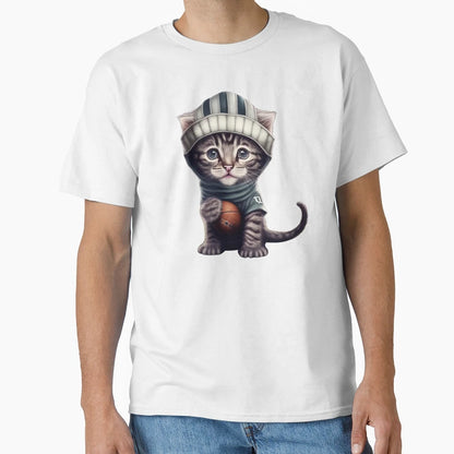 Cat Basketball T-Shirt - Streetwear Style for Adults - T-Shirt, Sweatshirt, Hoodie