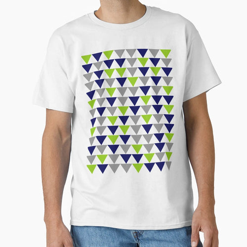 Arrows Lime Green Bright Navy Blue Grey T-Shirt - Novelty Apparel Unisex - T-Shirt, Sweatshirt, Hoodie
