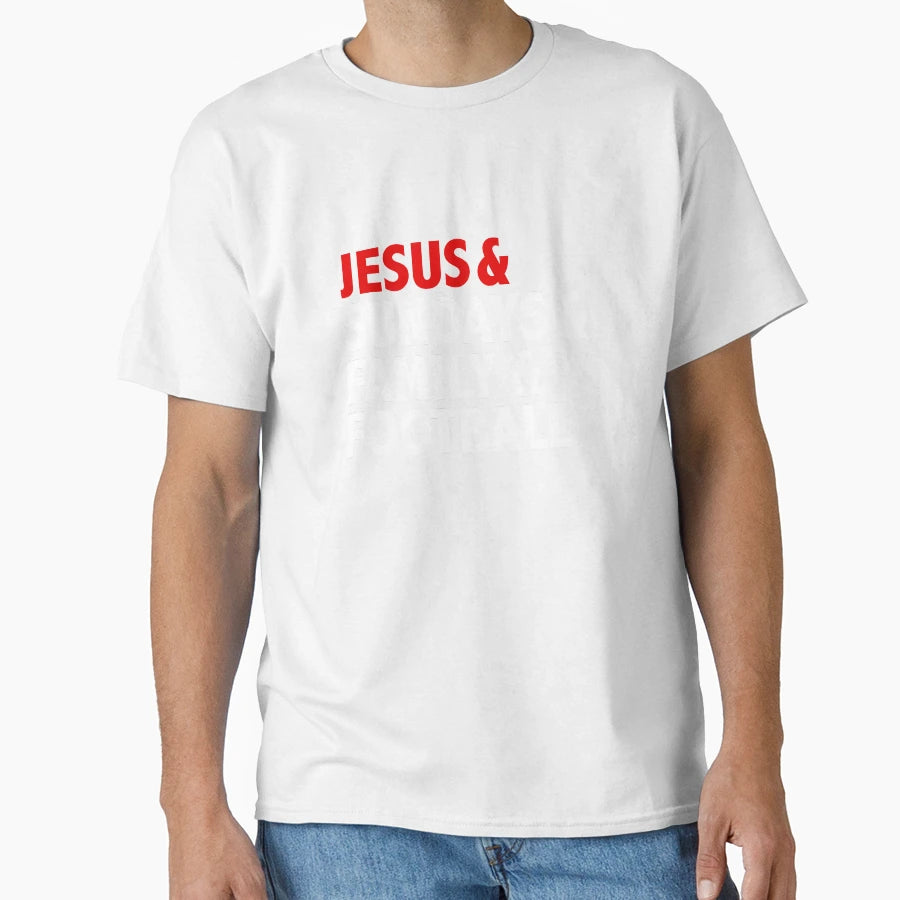 Jesus Sundays Family Football T-Shirt - Casual Everyday Wear Unisex - T-Shirt, Sweatshirt, Hoodie