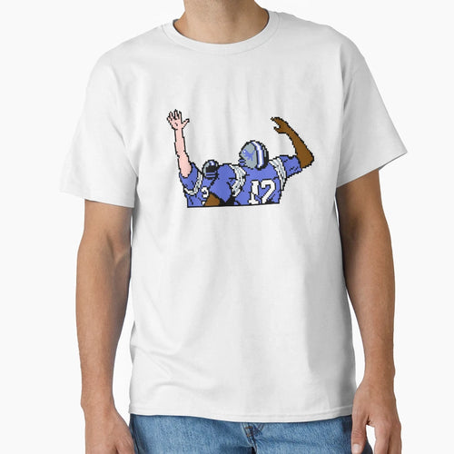 Lions Tecmo Bowl Touchdown T-Shirt - Aesthetic Graphic Men Women - T-Shirt, Sweatshirt, Hoodie
