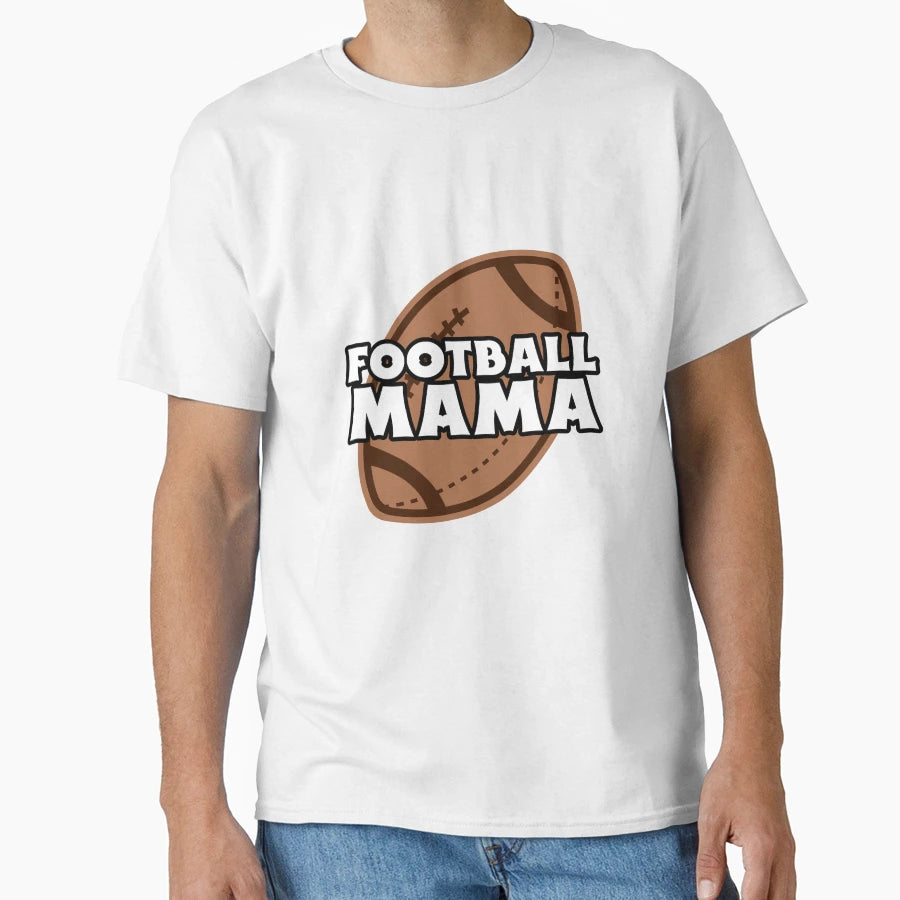 Football Mama T-Shirt - Trendy Graphic for Adults - T-Shirt, Sweatshirt, Hoodie