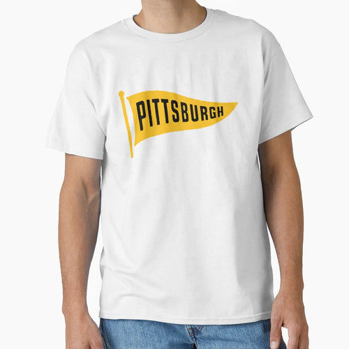 Pittsburgh Pennant T-Shirt - Aesthetic Graphic Men Women - T-Shirt, Sweatshirt, Hoodie