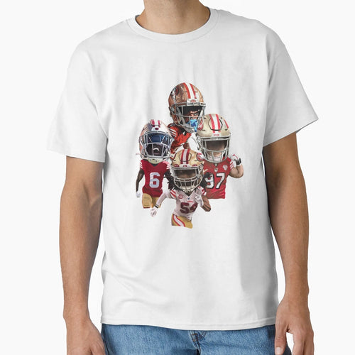 San Francisco 49Ers Niners D T-Shirt - Minimalist Print for Adults - T-Shirt, Sweatshirt, Hoodie
