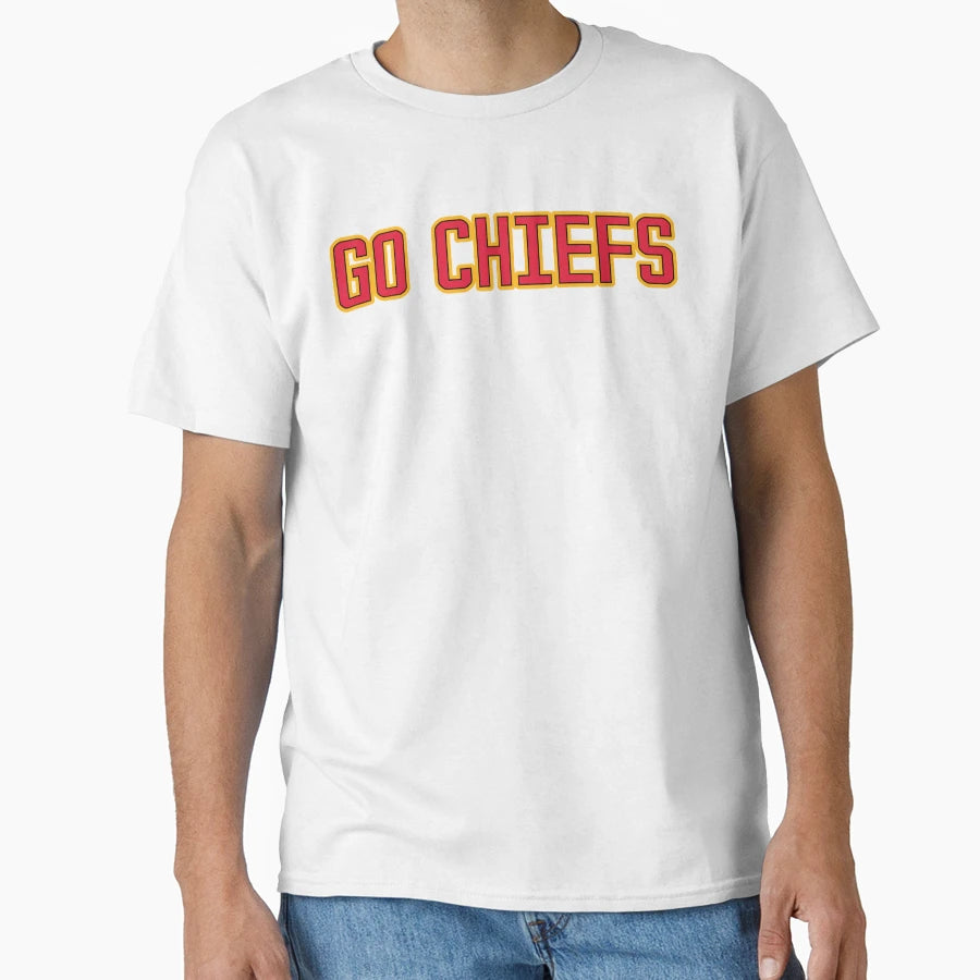 Go Chiefs T-Shirt - Aesthetic Graphic for Adults - T-Shirt, Sweatshirt, Hoodie