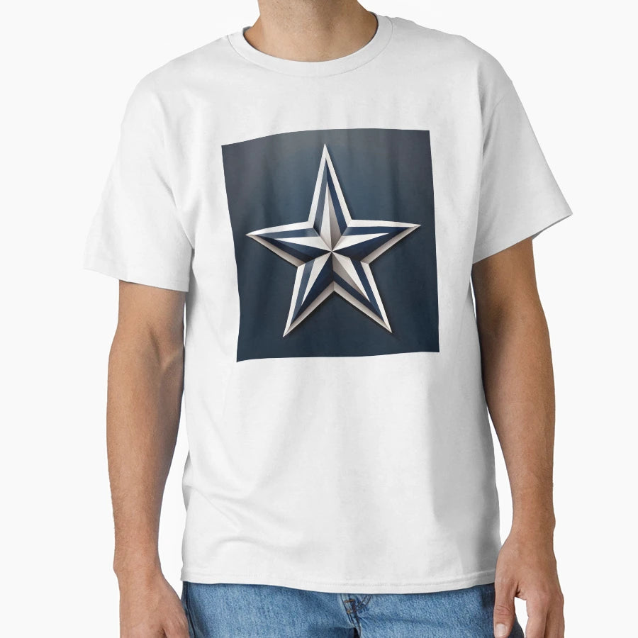 Sleek Nautical Star Emblem T-Shirt - Graphic Print for Adults - T-Shirt, Sweatshirt, Hoodie