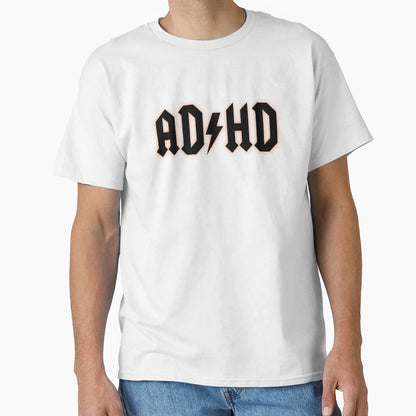 Adhd T-Shirt - Minimalist Print Men Women - T-Shirt, Sweatshirt, Hoodie