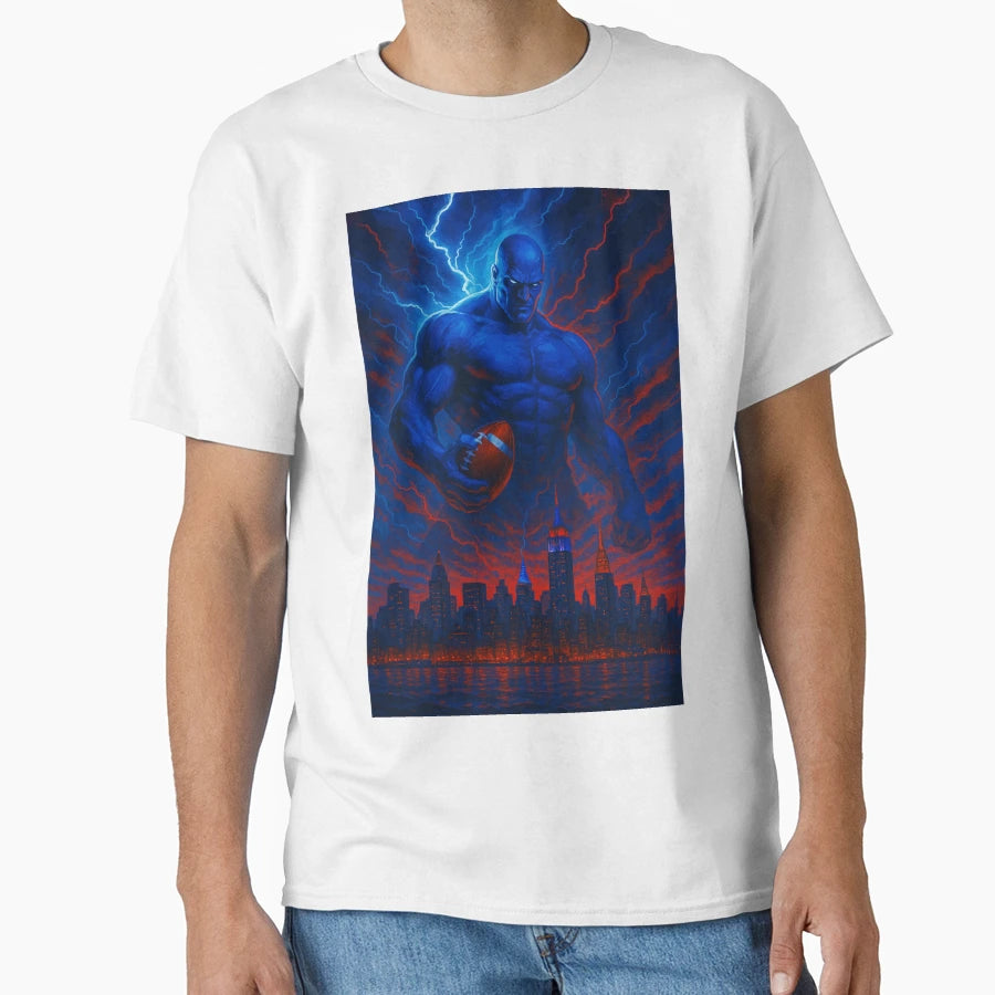 New York City Football V5 T-Shirt - Fun Novelty Design for Adults - T-Shirt, Sweatshirt, Hoodie