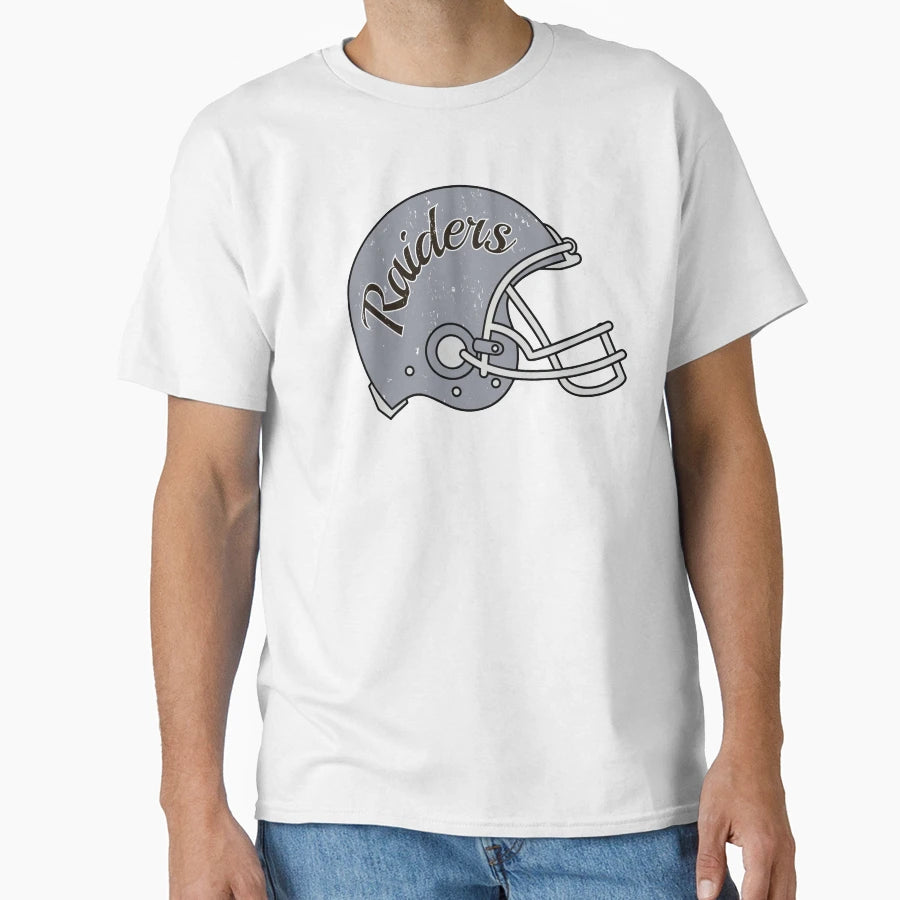 Raiders Helmet T-Shirt - Custom Art Print Men Women - T-Shirt, Sweatshirt, Hoodie