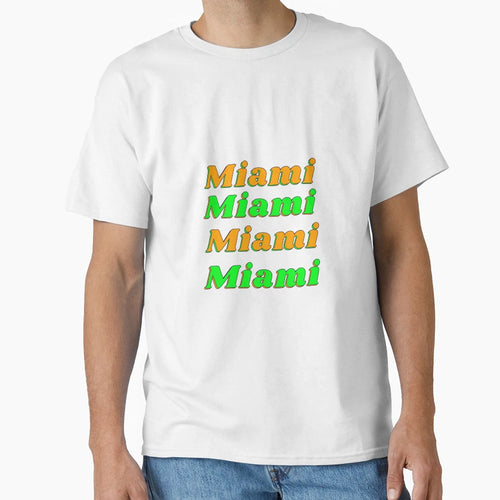Miami T-Shirt - Aesthetic Graphic Men Women - T-Shirt, Sweatshirt, Hoodie