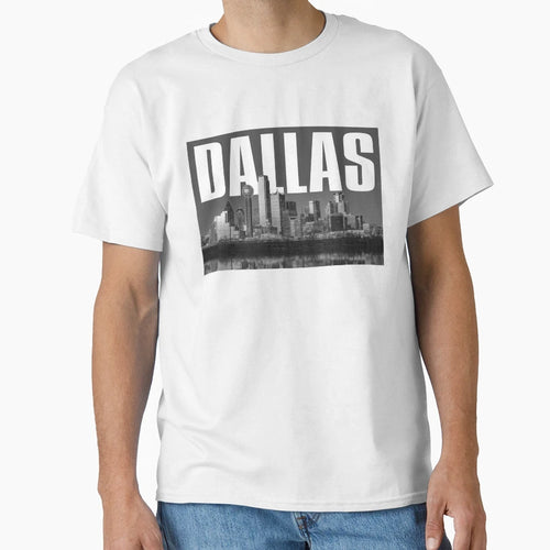 Dallas Cityscape T-Shirt - Trendy Graphic Men Women - T-Shirt, Sweatshirt, Hoodie