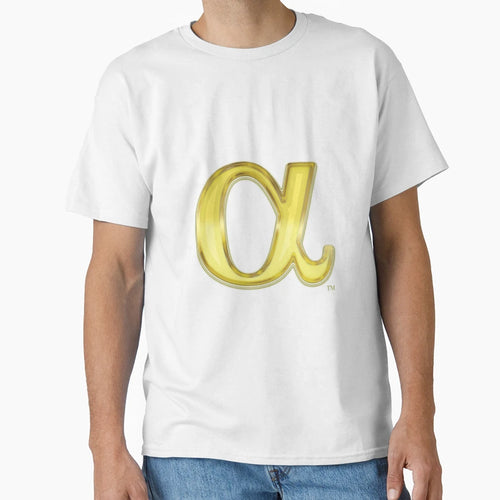 Golden Alpha T-Shirt - Custom Art Print for Adults - T-Shirt, Sweatshirt, Hoodie