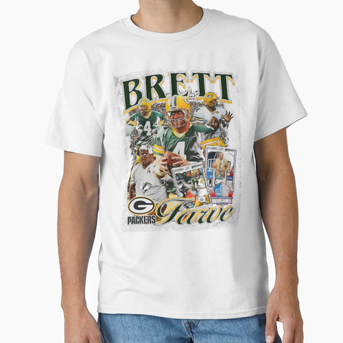 Brett Farve Bootleg T-Shirt - Custom Art Print for Adults - T-Shirt, Sweatshirt, Hoodie