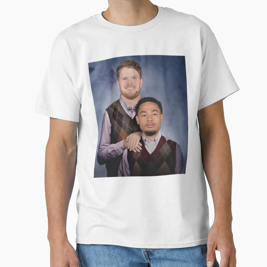 Sam Darnold Jaxon Smith Njigba Football T-Shirt - Trendy Graphic Men Women - T-Shirt, Sweatshirt, Hoodie
