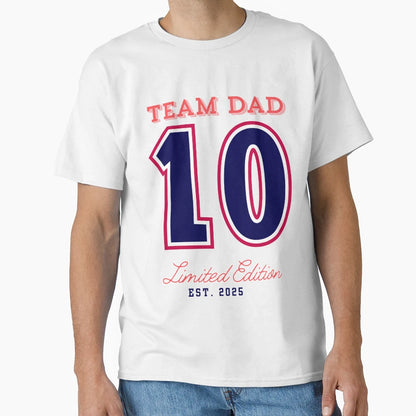 Team Dad Papa Dad Birthday T-Shirt - Graphic Print for Adults - T-Shirt, Sweatshirt, Hoodie