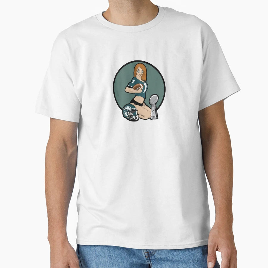 Philadelphia Pinup V4 T-Shirt - Custom Art Print Men Women - T-Shirt, Sweatshirt, Hoodie