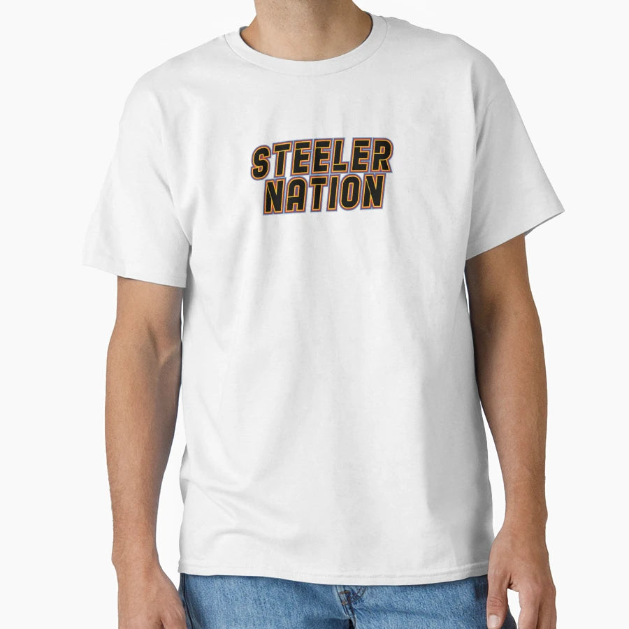 Steeler Nation T-Shirt - Custom Art Print Unisex - T-Shirt, Sweatshirt, Hoodie