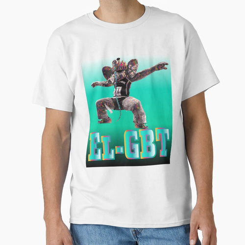 El Gbt Ellie Elephant Pride T-Shirt - Aesthetic Graphic for Adults - T-Shirt, Sweatshirt, Hoodie