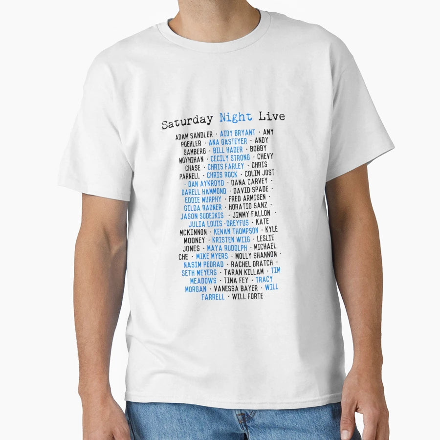 Snl Cast Members T-Shirt - Custom Art Print for Adults - T-Shirt, Sweatshirt, Hoodie