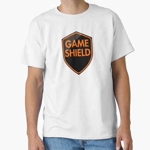 Game Shield Orange T-Shirt - Aesthetic Graphic for Adults - T-Shirt, Sweatshirt, Hoodie