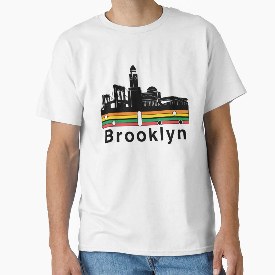 Brooklyn T-Shirt - Minimalist Print Unisex - T-Shirt, Sweatshirt, Hoodie