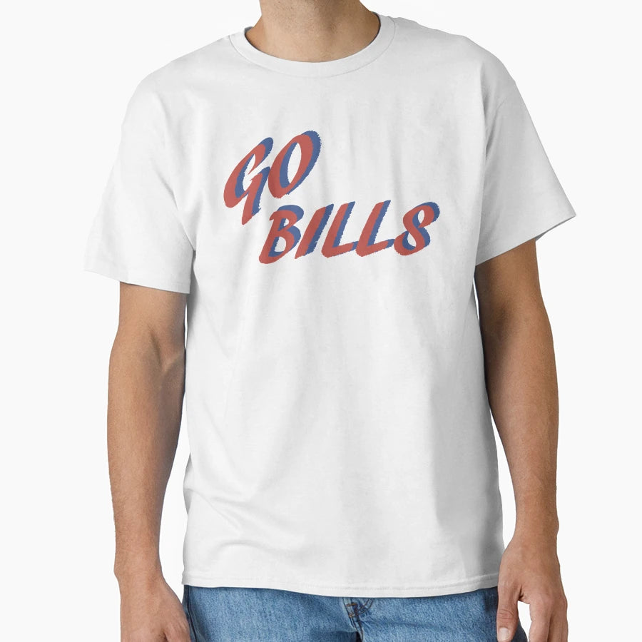 Go Bills T-Shirt - Aesthetic Graphic for Adults - T-Shirt, Sweatshirt, Hoodie