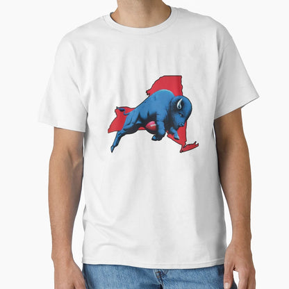 New York Buffalo T-Shirt - Custom Art Print Men Women - T-Shirt, Sweatshirt, Hoodie