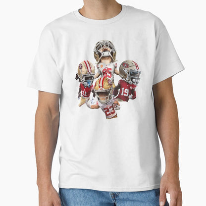 San Francisco 49Ers Niner Weapons T-Shirt - Casual Everyday Wear Unisex - T-Shirt, Sweatshirt, Hoodie