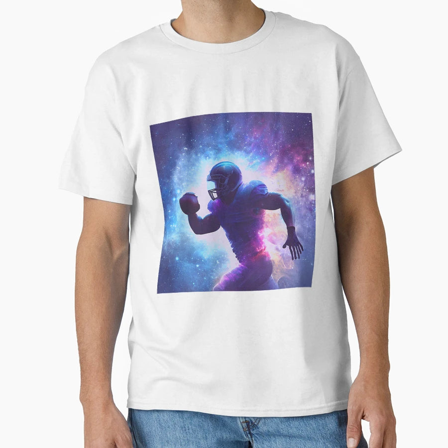 Cosmic Touchdown T-Shirt - Custom Art Print for Adults - T-Shirt, Sweatshirt, Hoodie